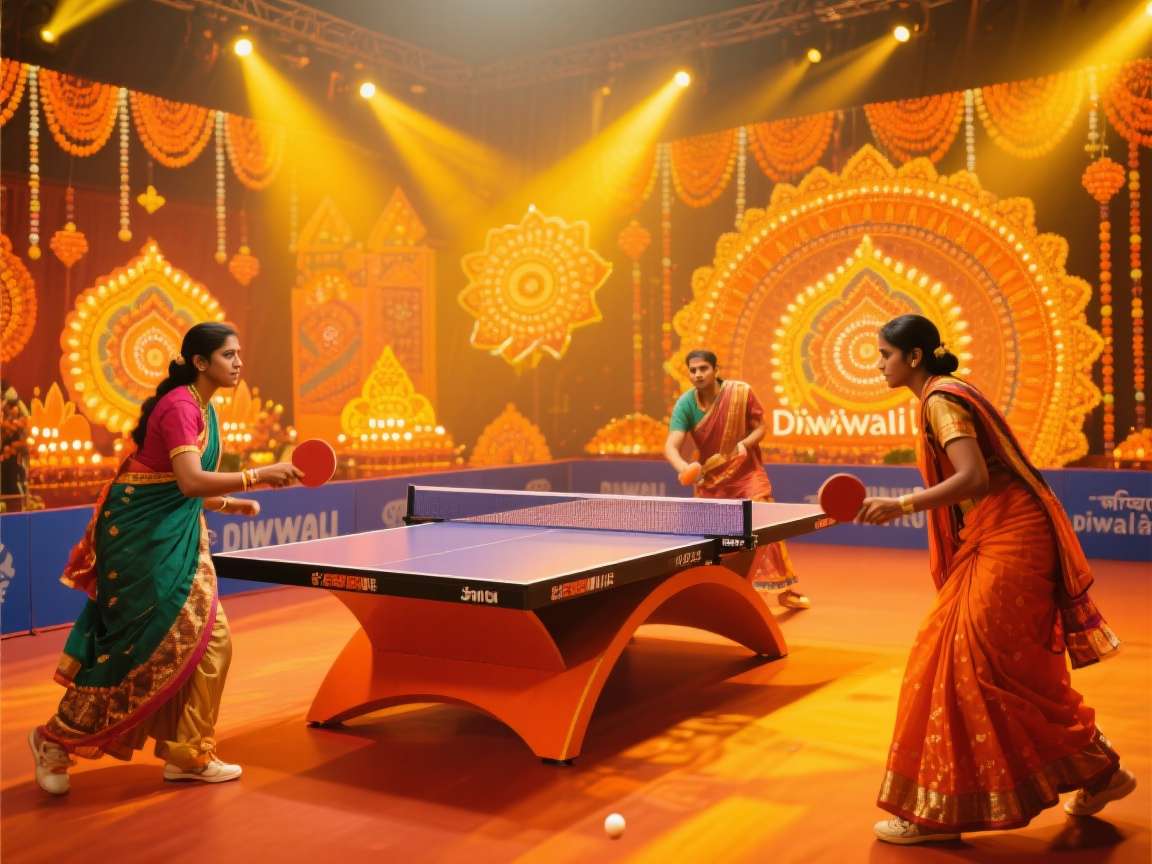 India Table Tennis Arena Diwali event