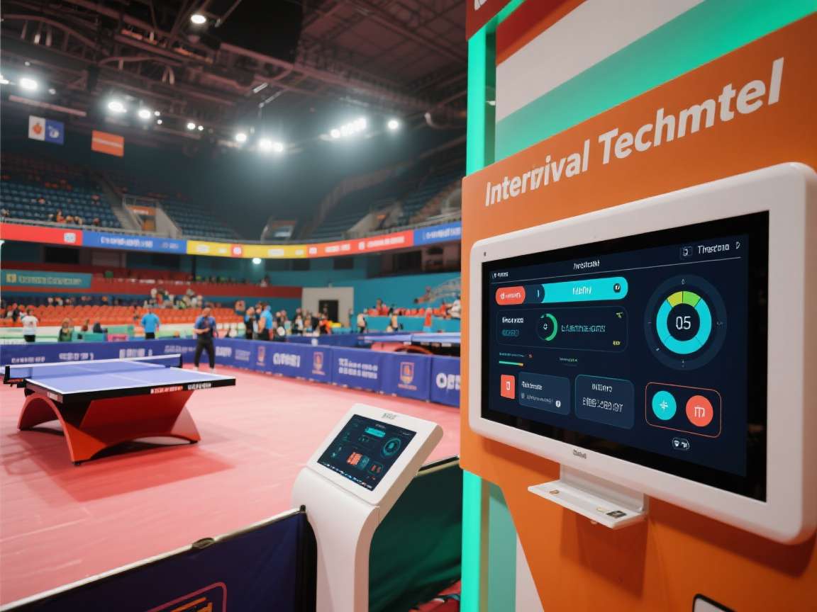 India Table Tennis Arena gameplay showing touch controls
