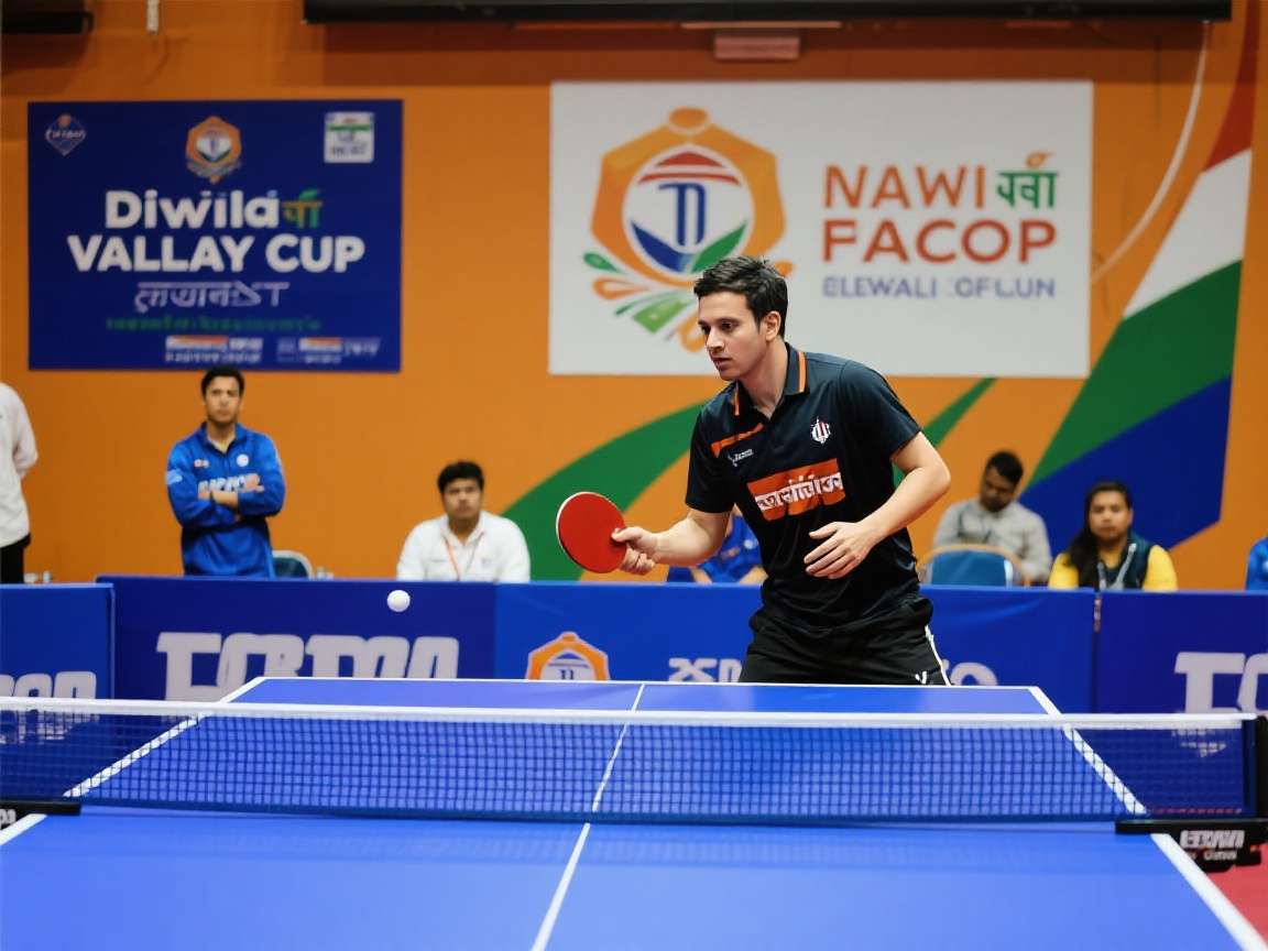 India Table Tennis Arena screenshot showing regional tournament